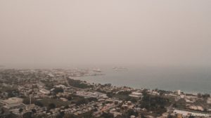 Polvo de Sahara provoca fuerte calor ene l país