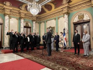 Presidente Abinader y el CNM juramentan a los nuevos jueces del TSE