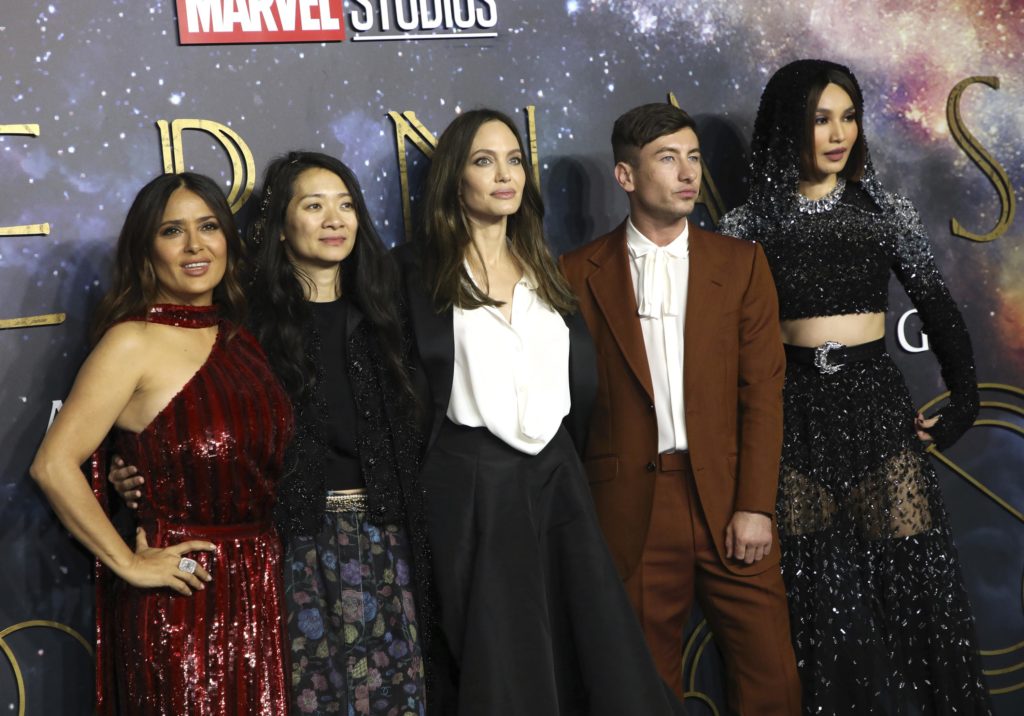 “Eternals” ocupa 1er lugar en taquillas de EEUU en su debut