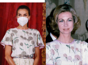 La reina Letizia vuelve a crear un look sacado directamente del armario de su suegra