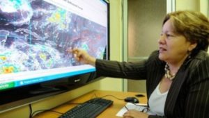 Gloria Ceballos, directora de la Oficina Nacional de Meteorología (Onamet),, agosto, septiembre y principio de octubre los meses más crítico de la temporada ciclónica en la República Dominicana, eldigital.com.do