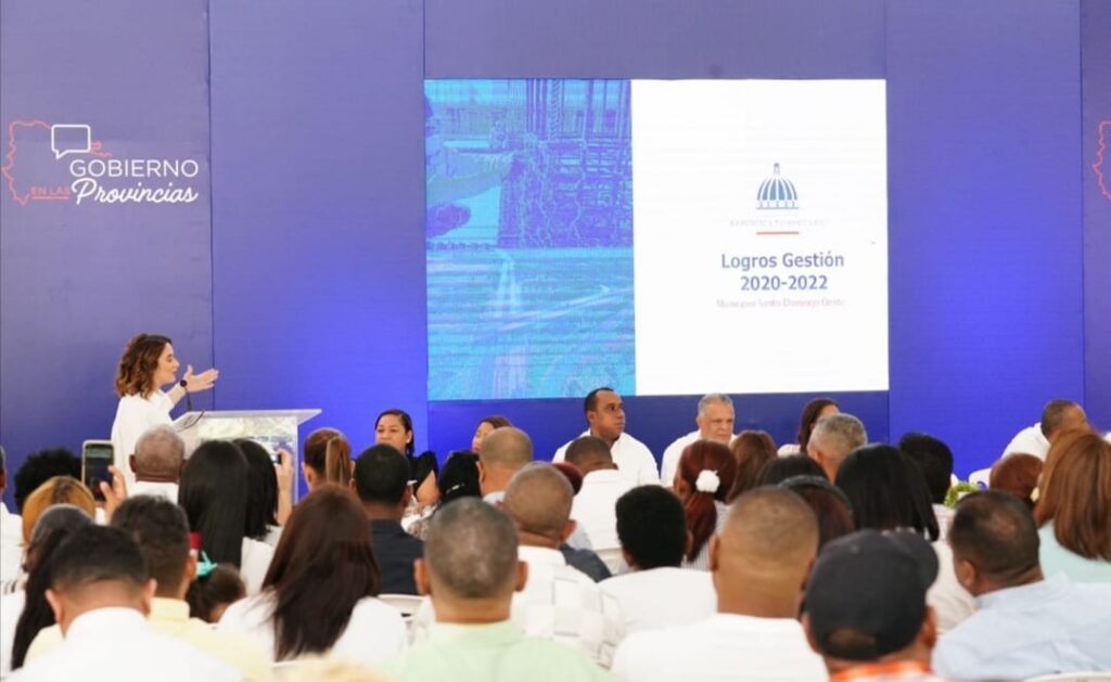 Gloria Reyes presenta logros y proyectos del Gobierno en el municipio de Santo Domingo Oeste, eldigital.com.do