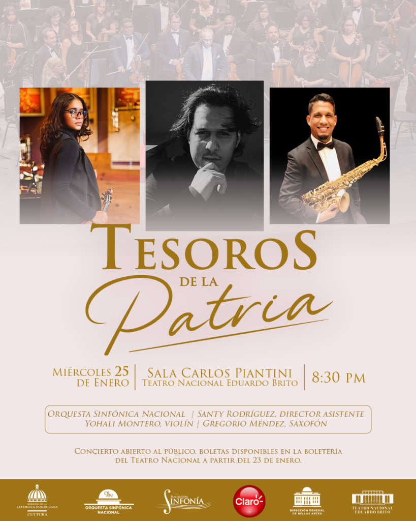 Orquesta Sinfónica Nacional realizará Concierto: "Tesoros de la Patria" en honor a Duarte, eldigital.com.do