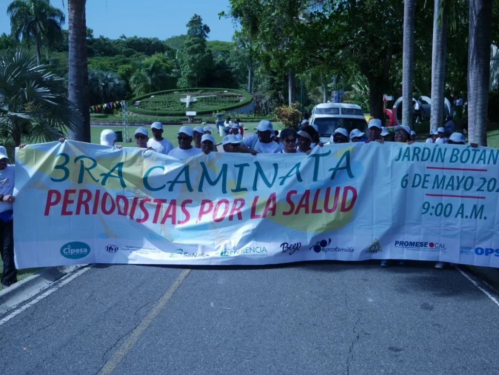 Cipesa realiza tercera caminata de periodistas por la salud, eldigital.com.do