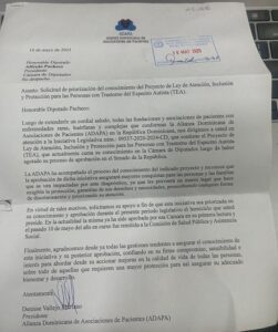 Organizaciones de pacientes con enfermedades raras y complejas piden a diputados priorizar aprobación Ley de Autismo, eldigital.com.do