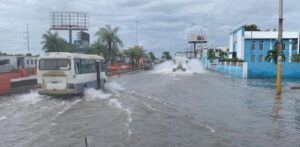 Santo Domingo inundada por Franklin, eldigital.com.do
