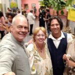 Inauguración de Los Ángeles de plátanos de Raphael Díaz en el Centro Perelló.