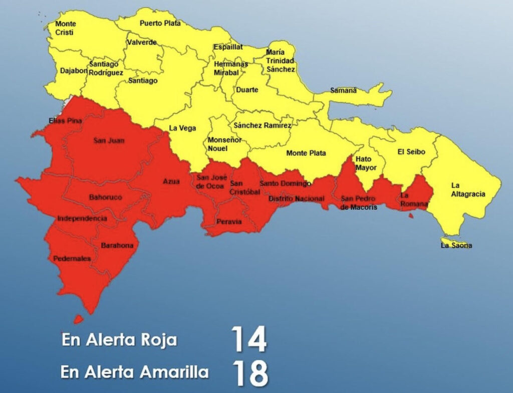 República Dominicana en alerta por tormenta Franklin, eldigital.com.do