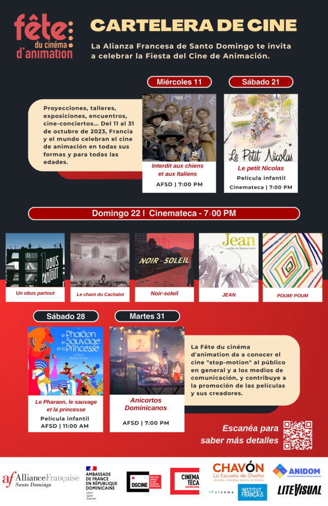 Alianza Francesa de República Dominicana realiza “22o Fiesta de Cine de Animación”, eldigital.com.do