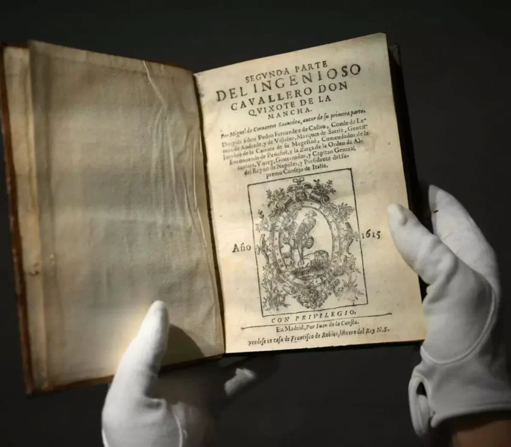 Venden primera edición de la segunda parte de Don Quijote en París, eldigital.com.do