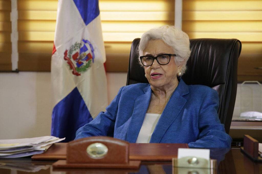 Milagros Ortiz Bosch fue diagnosticada con el virus del covid, eldigital.com.do