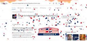 ¡Feliz Día de la Independencia, República Dominicana! En este Doodle, eldigital.com.do