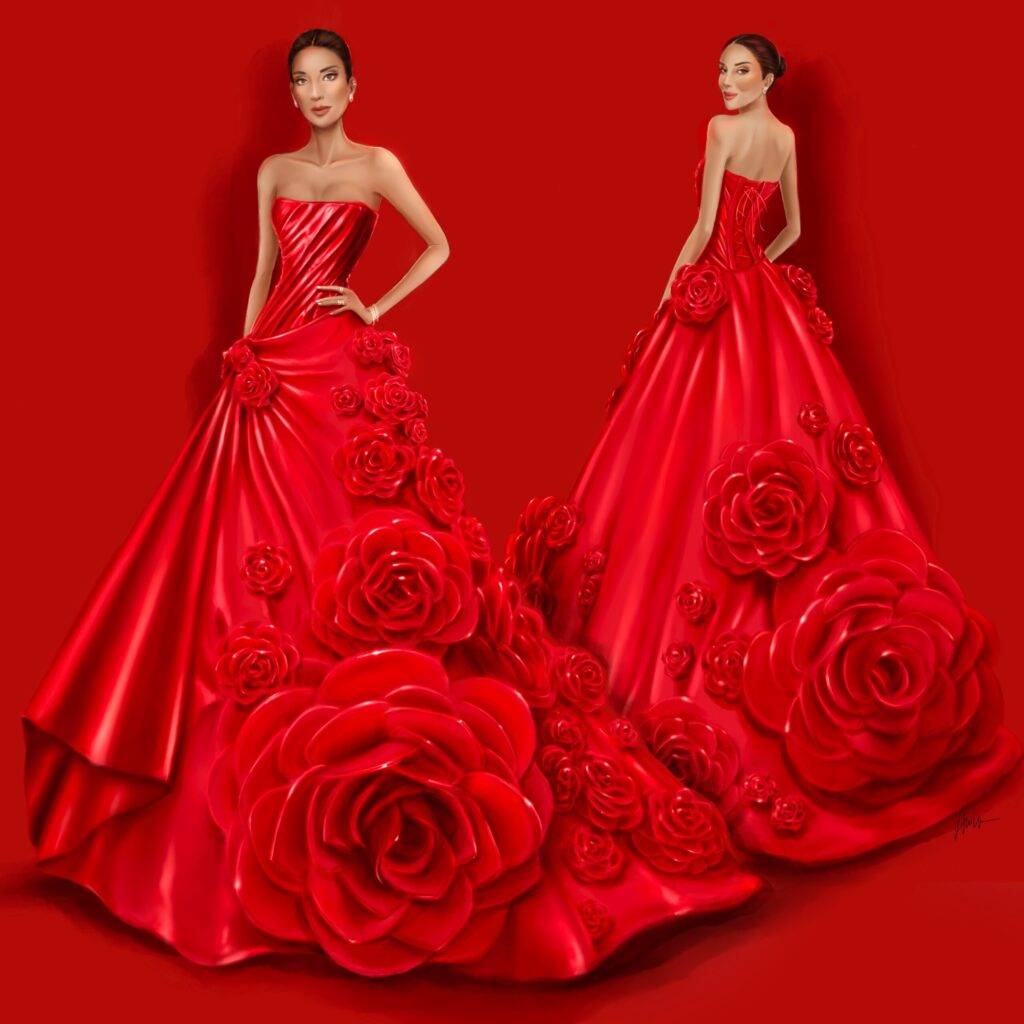 El rojo, protagonista en la alfombra roja de Premios Soberano 2024, eldigital.com.do