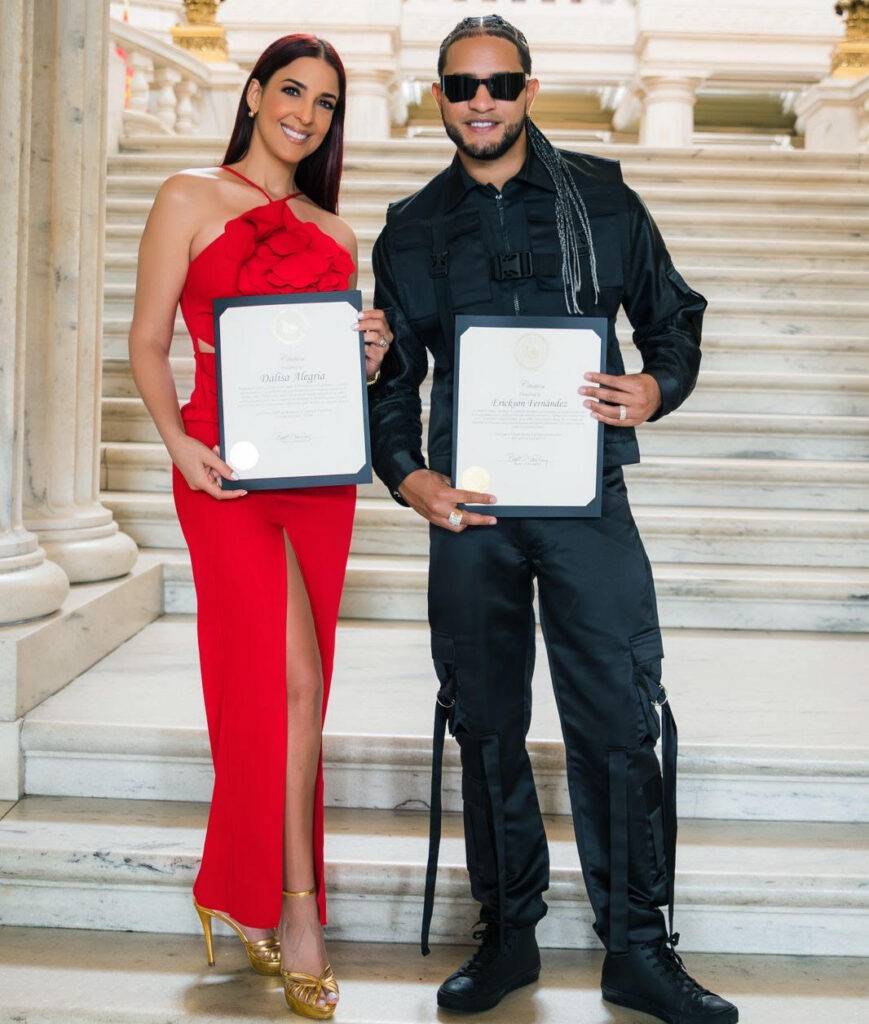 Mozart La Para y Dalisa Alegría son reconocidos por autoridades de Rhode Island , eldigital.com.do