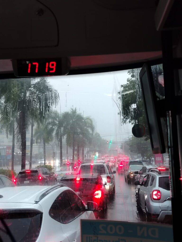 Tres horas y 82 milímetros de lluvia, eldigital.com.do