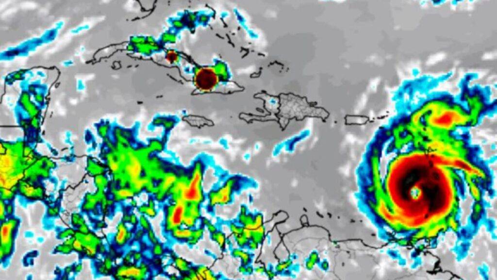 El huracán Beryl tocará el arco de las Antillas Menores en la mañana de este lunes, eldigital.com.do