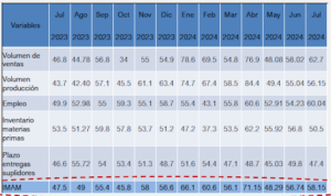 El Índice Mensual de Actividad Manufacturera sube en julio 2024, eldigital.com.do