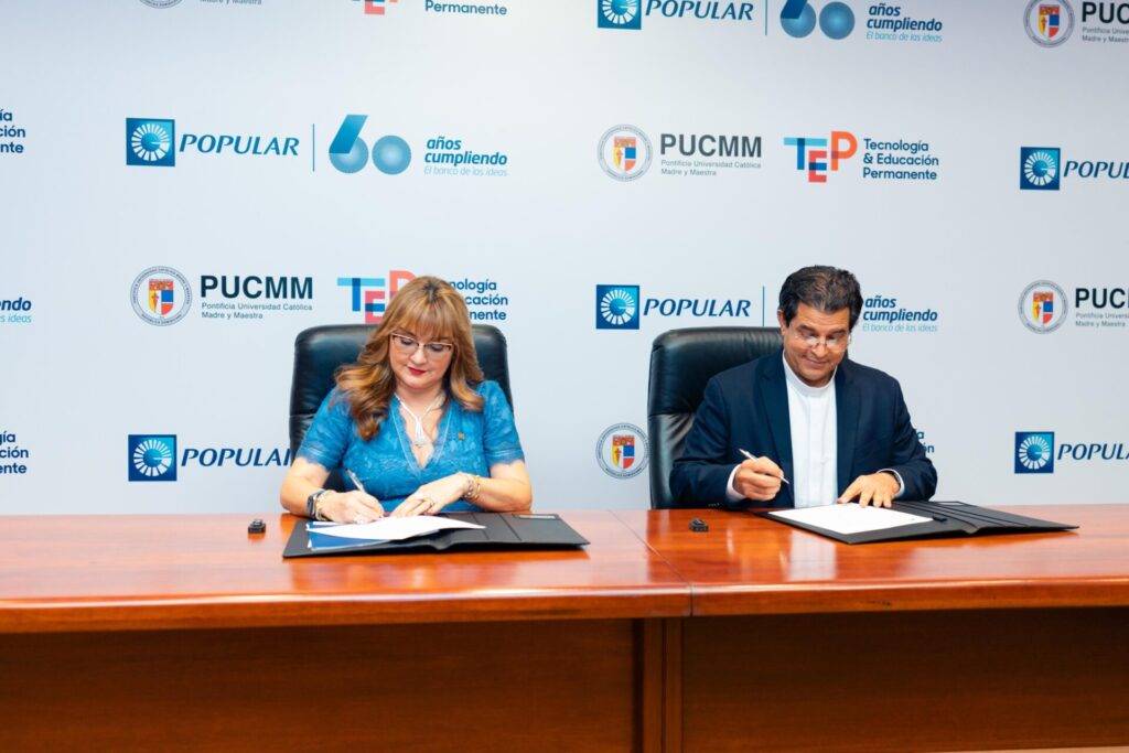 Popular y PUCMM fortalecerán el talento de colaboradores en gestión bancaria, eldigital.com.do