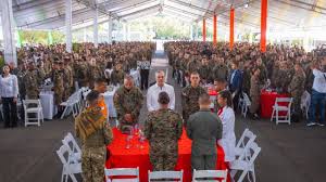 Abinader en 'junte navideño´ con miembros de la Primera Brigada de Infantería Ejército, eldigital.com.do