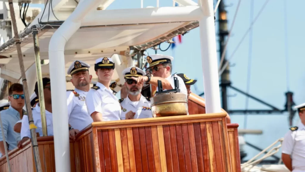 Buque donde viaja la princesa Leonor estará abierto el miércoles y jueves, eldigital.com.do