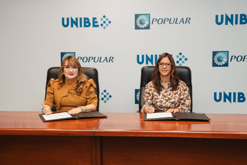 Banco Popular y UNIBE firman alianza para ofrecer pasantías a estudiantes meritorios, eldigital.com.do