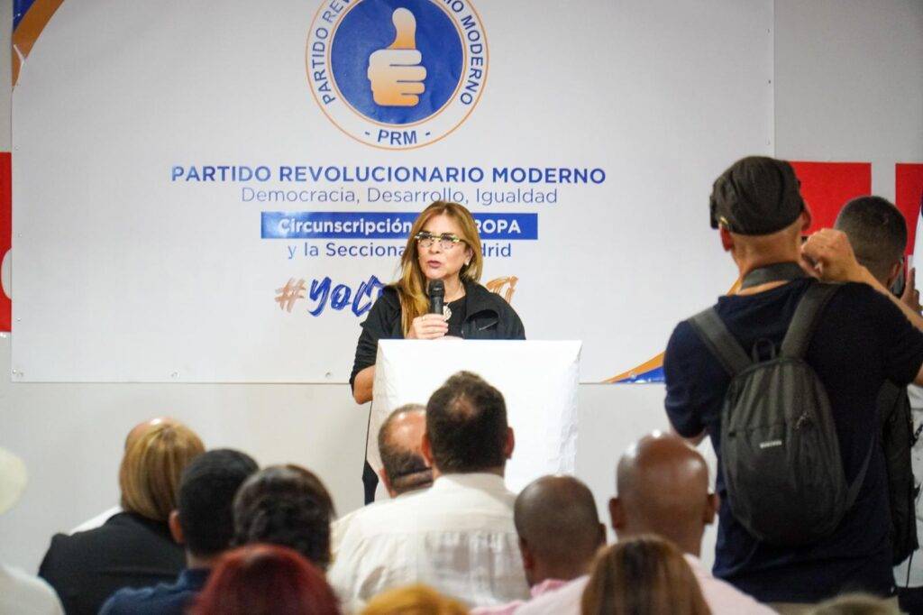 Carolina Mejía se reúne con compañeros del PRM en Madrid, eldigital.com.do