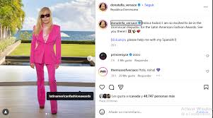 Donatella Versace 'emocionadísima' de visitar República Dominicana, eldigital.com.do