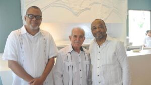 Los señores Bolívar Troncoso, Luis Marino López y Juan Febles, eldigital.com.do