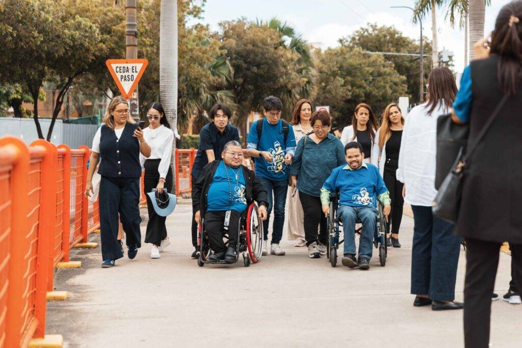 ADN y APAP muestran funcionamiento de intersecciones accesibles a la Agencia Japonesa de Cooperación, eldigital.com.do