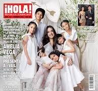 La miss universo Amelia Vega posa para la revista HOLA RD junto a sus seis hijos, eldigital.com.do