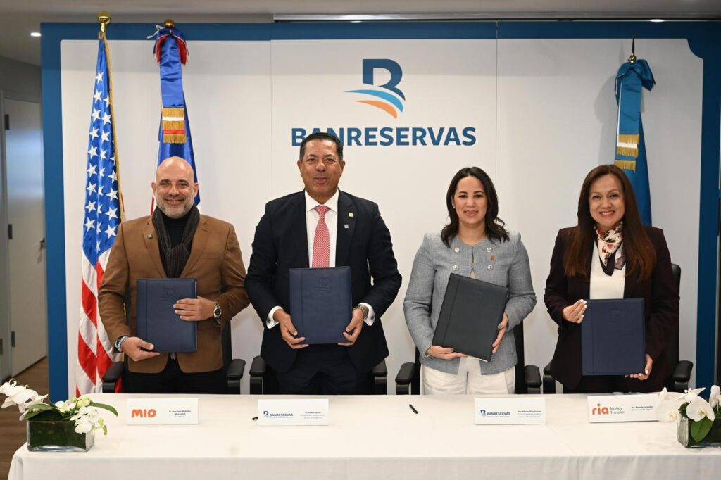 Banreservas, MIO y Ria Money Transfer anuncian alianza para fortalecer remesas e inclusión financiera en RD, eldigital.com.do