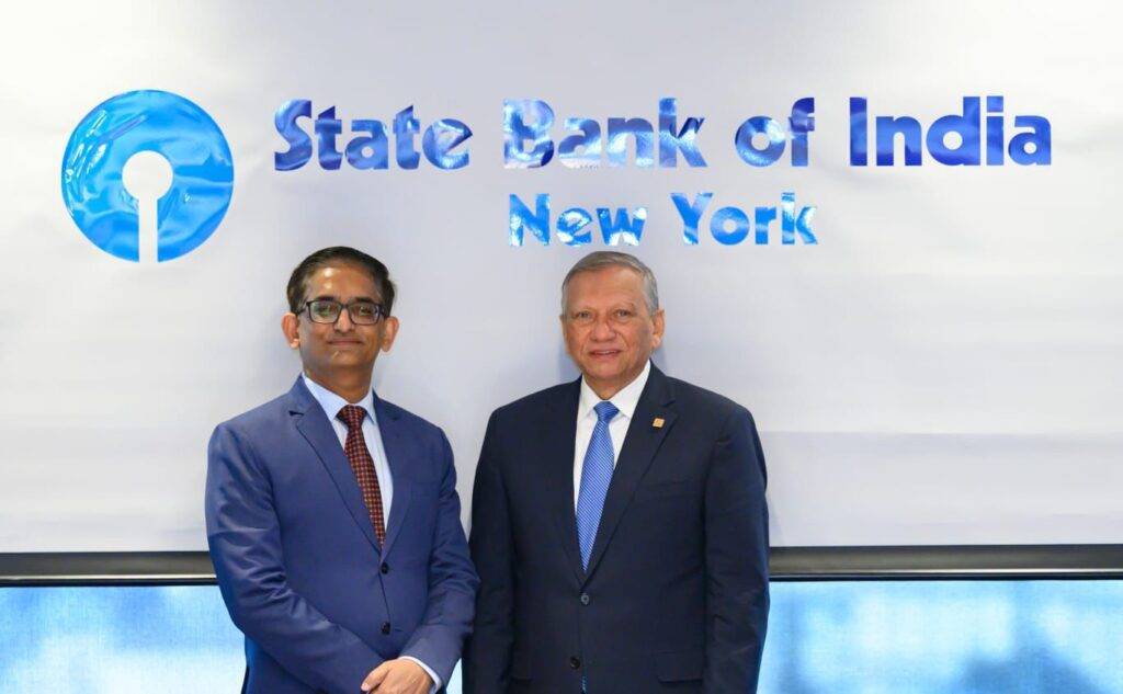 Leonardo Aguilera realiza visita al State Bank of India en Nueva York para fortalecer relaciones internacionales, eldigital.com.do