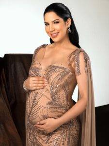 Yubelkis Peralta, embarazadísima, lleva su mejor look a Premios Soberano, eldigital.com.do
