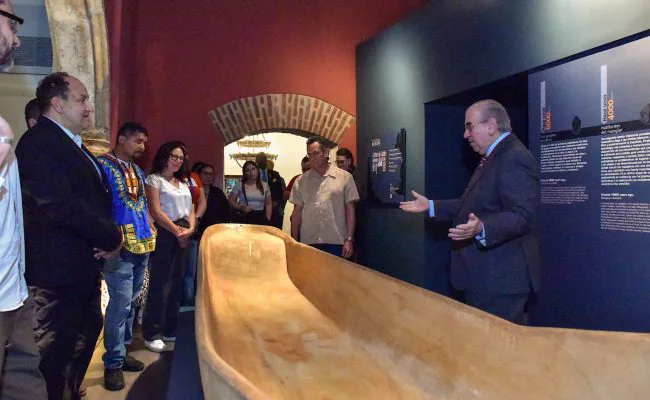 Ministros de Educación y Cultura centroamericanos visitan el Centro Cultural Taíno Casa del Cordón Ministros de Educación y Cultura centroamericanos visitan el Centro Cultural Taíno Casa del Cordón, eldigital.com.do
