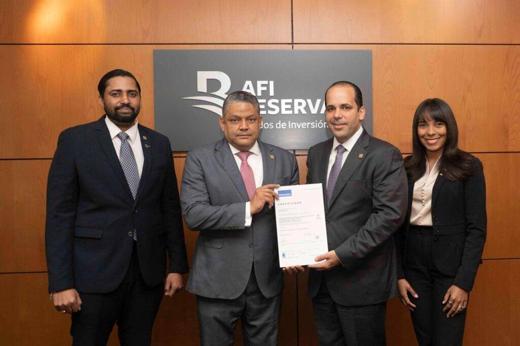 AFI Reservas consolida su liderazgo en gestión antisoborno con la certificación ISO 37001 La empresa se convierte en la primera sociedad administradora de fondos de inversión de la República Dominicana en obtener esta certificación., eldigital.com.do