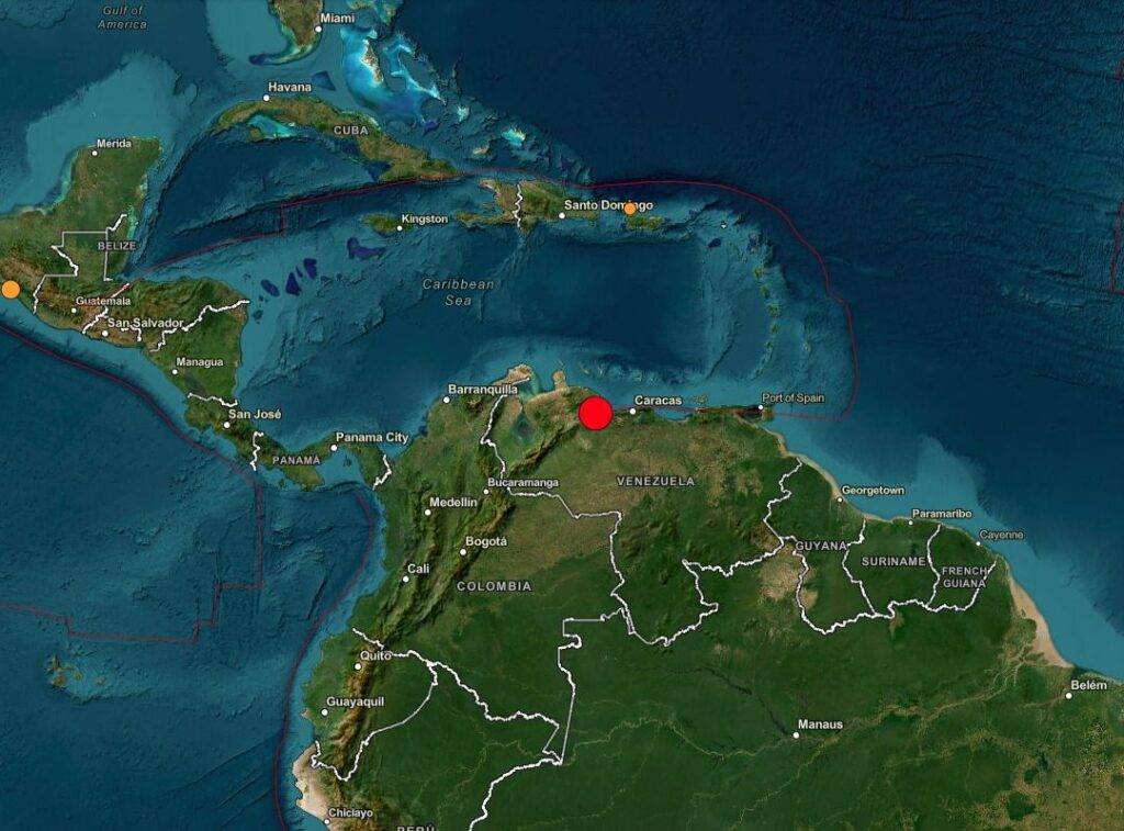 Dos fuertes terremotos sacuden Venezuela, provocando el derrumbe de edificios y viviendas en Caracas, eldigital.com.do