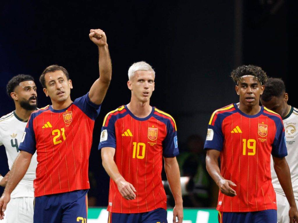 España gana 4-0 a Arabia Saudita con el primer gol de Lamine en un Mundial España gana 4-0 a Arabia Saudita con el primer gol de Lamine en un Mundial, eldigital.com.do
