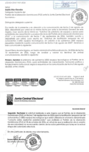 Por qué la JCE rechaza prestarle equipos al PLD para su consulta, eldigital.com.do