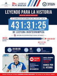 Tras las 500 horas de lectura continua, cinco jóvenes dominicanos buscan Records Guinness, eldigital.om.do