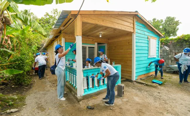 Voluntariado Popular mejora viviendas en comunidad de Yaguate junto a Hábitat Dominicana Voluntariado Popular mejora viviendas en comunidad de Yaguate junto a Hábitat Dominicana, eldigital.com.do