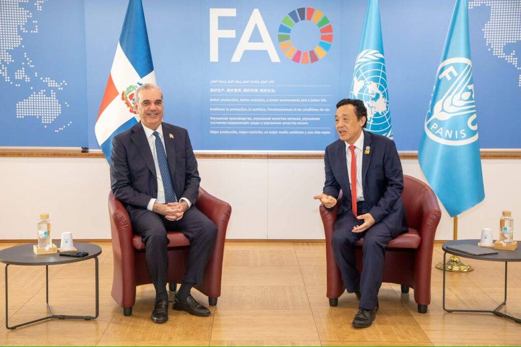 Director general de la FAO: Abinader pasará a la historia por sus logros en materia de seguridad alimentaria y lucha contra el hambre", eldigital.com.do